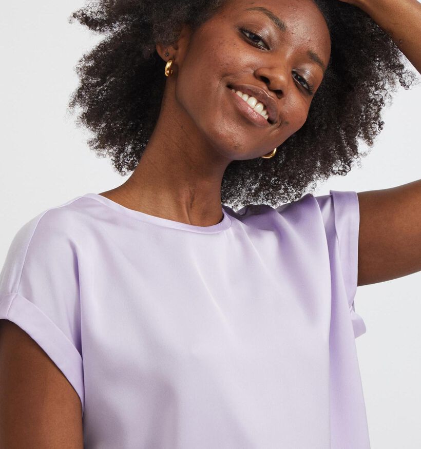 Vila T-shirt en Mauve (311637)