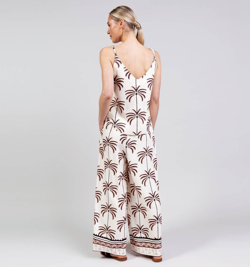 Orfeo Nicoletta Lichtbeige/Bruine Top Palm Trees voor dames (375188)