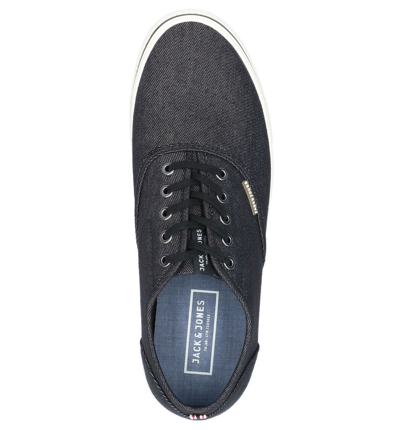 Jack & Jones Heath Zwarte Veterschoenen in stof (264322)