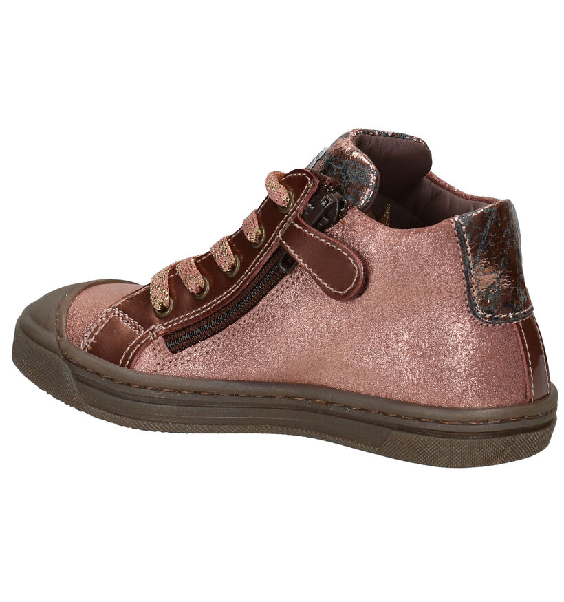 STONES and BONES Mills Bottines en Rose en cuir (279310)