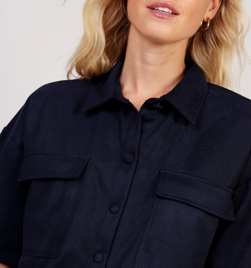 Vila Henna Donkerblauw Hemd voor dames (366139)