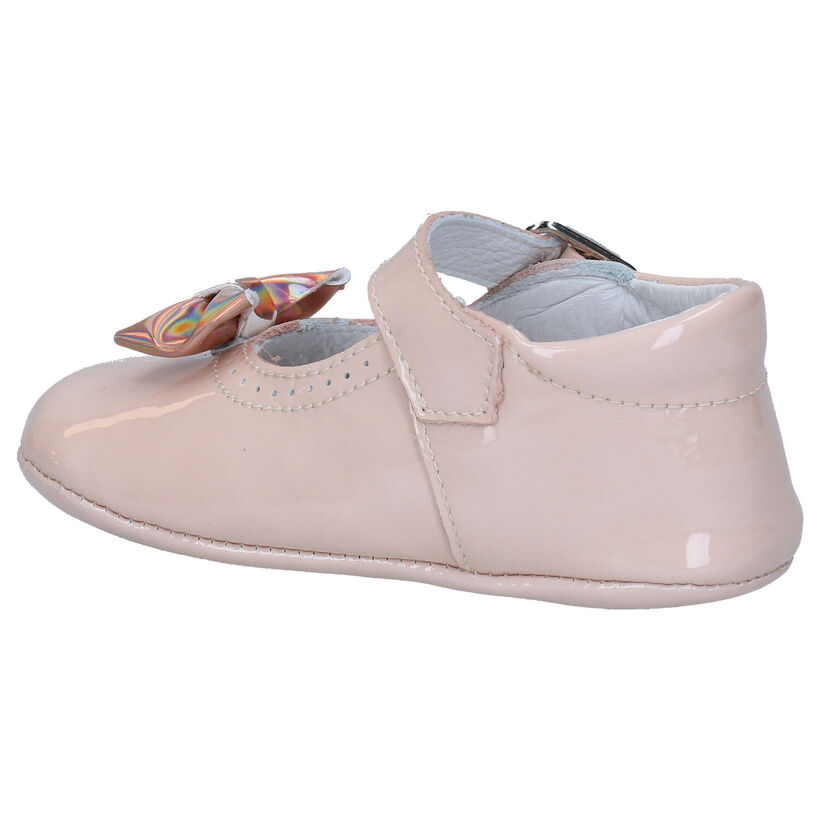 Beberlis Pehoe Chaussons Bébe en Rose en verni (287461)