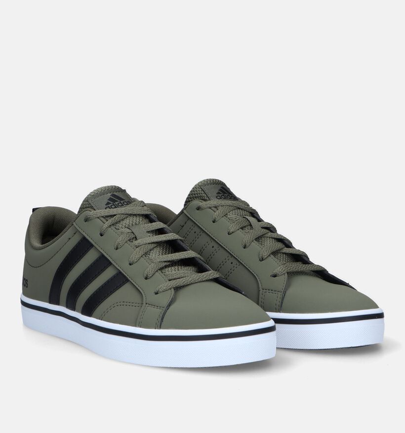 adidas VS Pace 2.0 Baskets en Vert khaki pour hommes (329405) - pour semelles orthopédiques