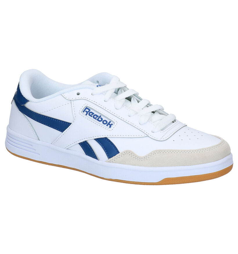 Reebok Royal Techqu Baskets en Blanc en cuir (312085)