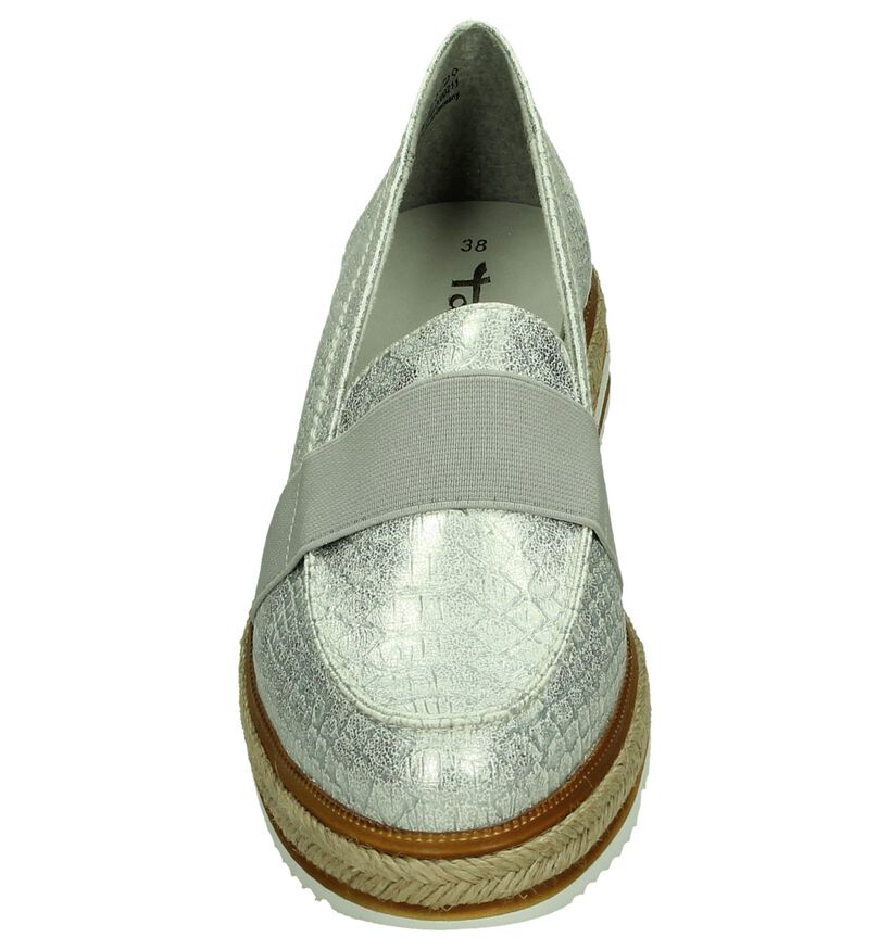 Tamaris Chaussures slip-on en Argent en simili cuir (192492)