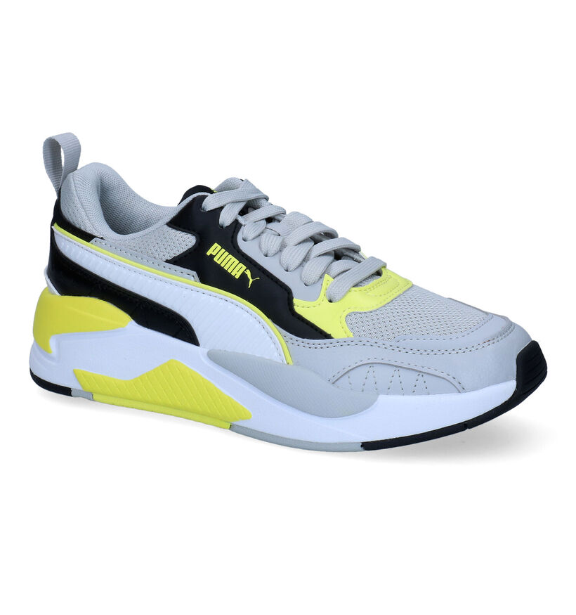 Puma X-Ray 2 Square Jr Baskets en Blanc en simili cuir (311269)