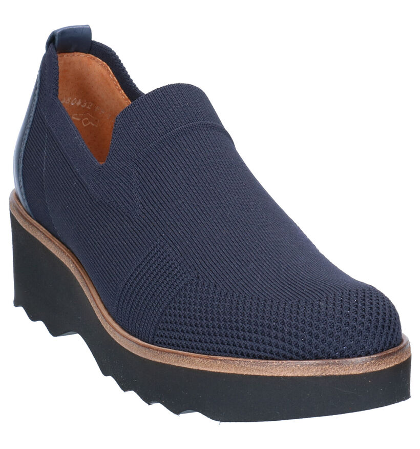 Best Fitting Chaussures slip-on en Bleu foncé en textile (275214)