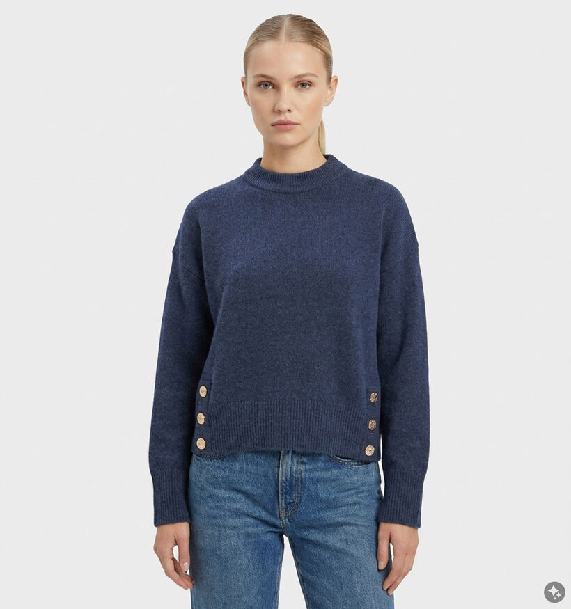Deeluxe Original Nina Pull en Bleu fonc&eacute; pour femmes (382269)