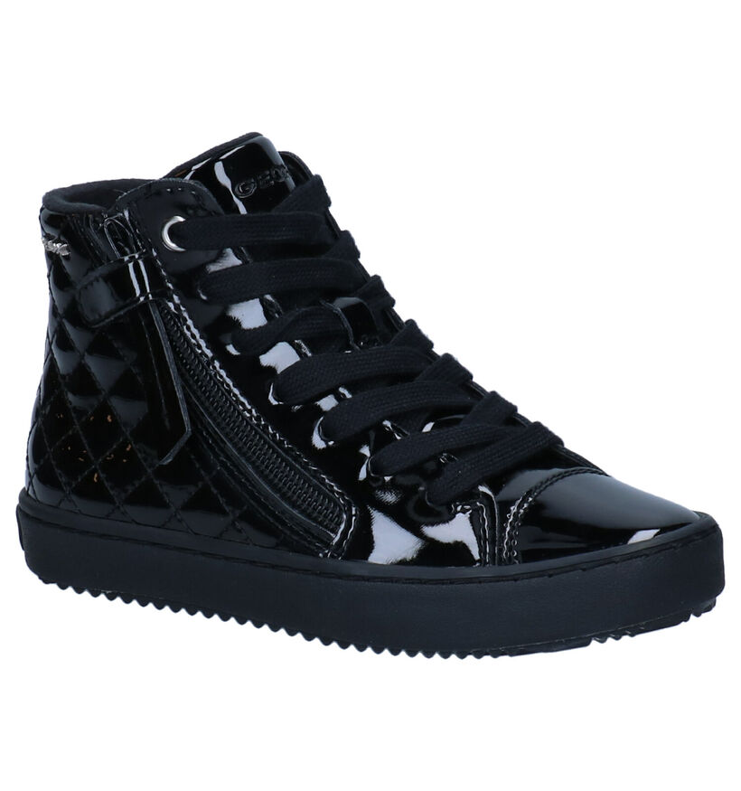 Geox Kalispera Baskets hautes en Noir en simili cuir (295129)