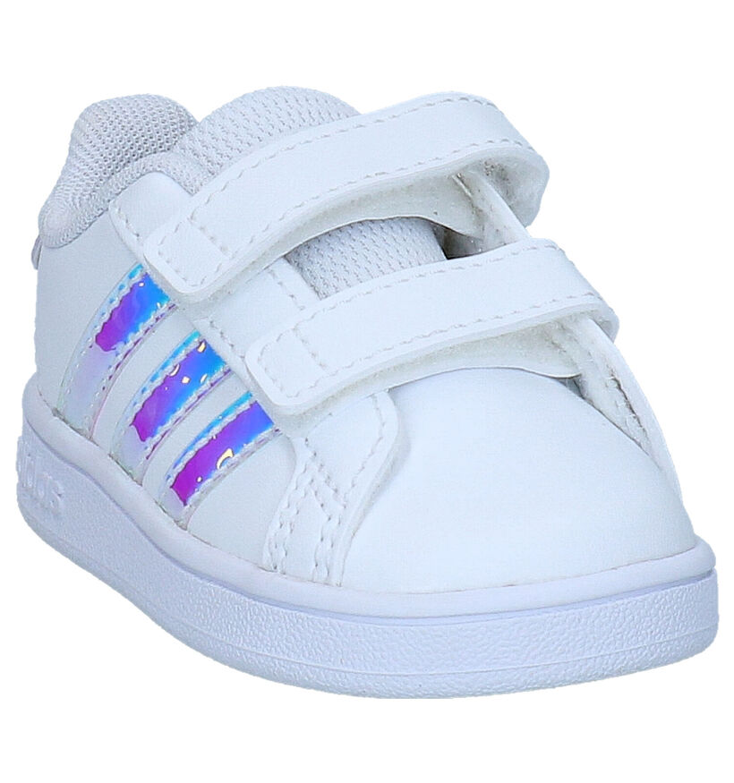 adidas Grand Court I Baskets en Blanc en simili cuir (311536)