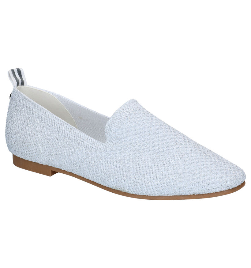 La Strada Loafers en Blanc en textile (289559)