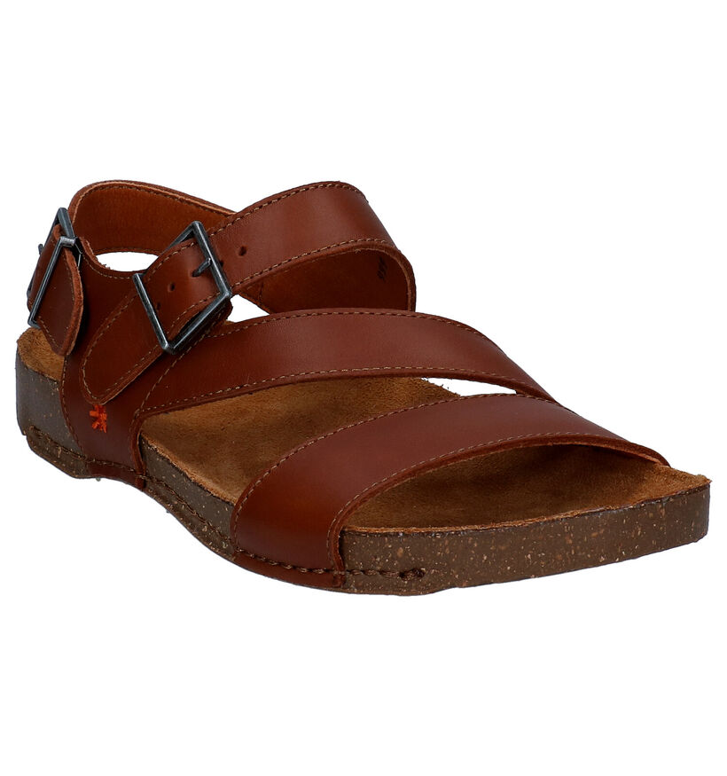 Art Cognac Sandalen in leer (288782)