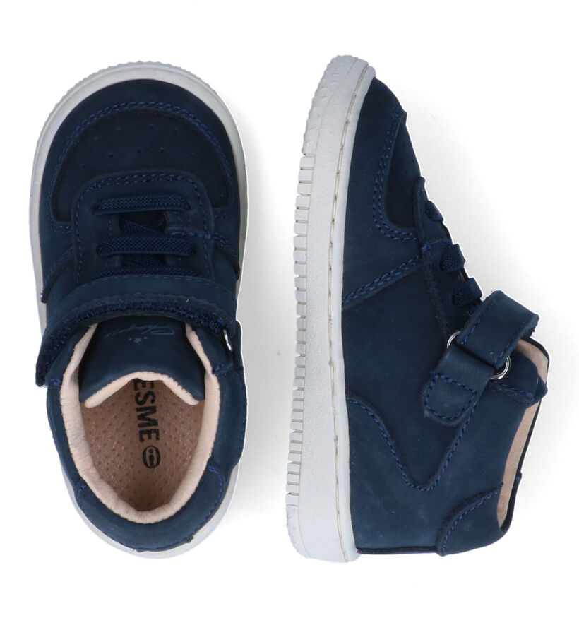 Shoesme Blauwe Sneakers voor jongens (315185) - geschikt voor steunzolen