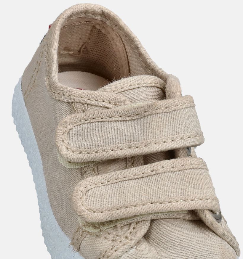Cienta Baskets en Beige pour filles, gar&ccedil;ons (372299) - pour semelles orthop&eacute;diques