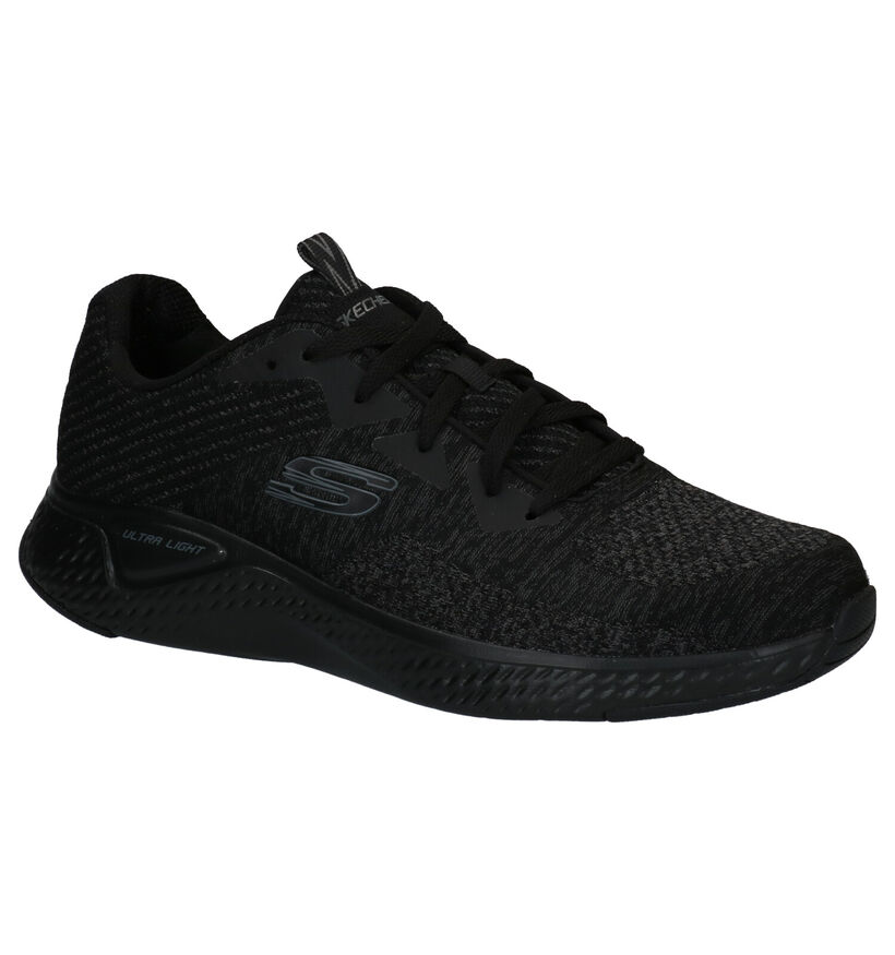 Skechers Solar Fuse Baskets en Noir en textile (272817)