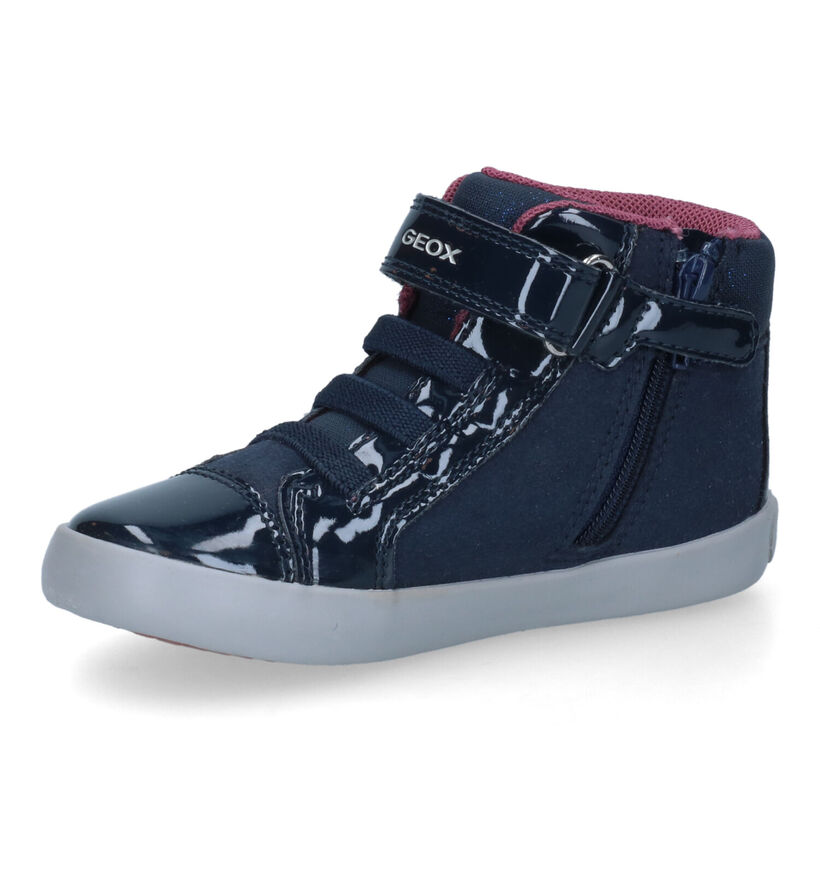 Geox Gisli Blauwe Babyschoentjes in kunstleer (312548)
