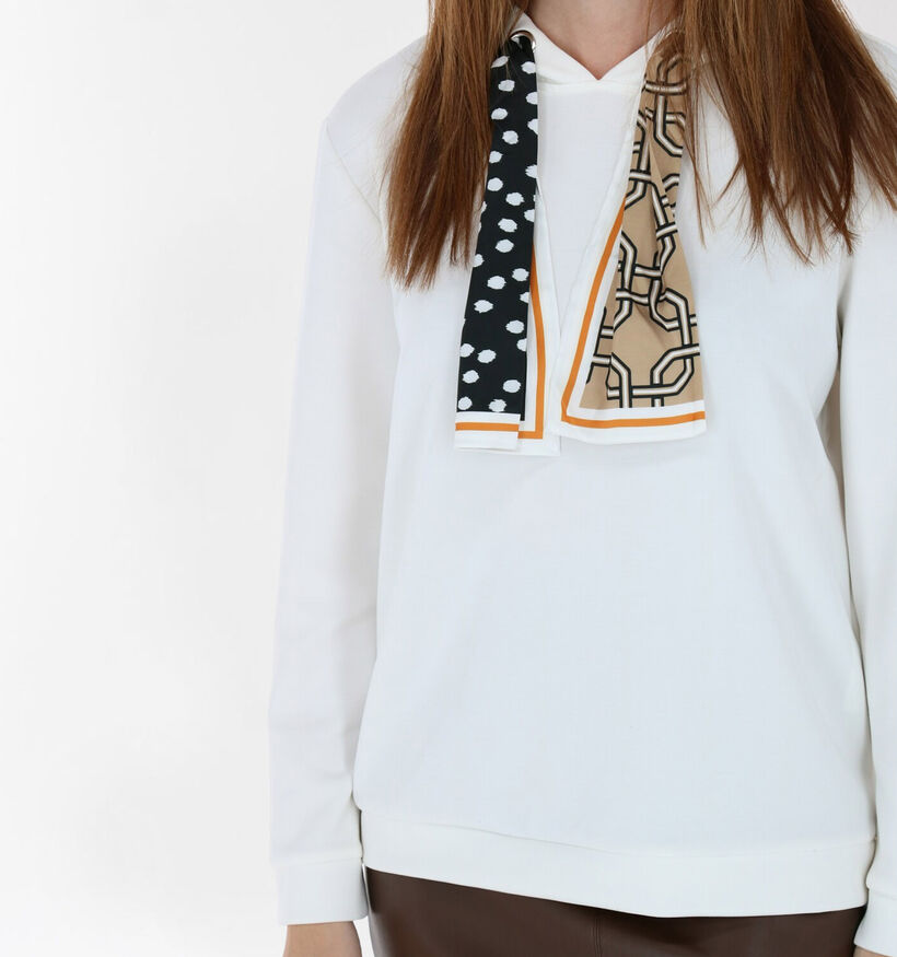 comma Sweatshirt en Blanc (285064)