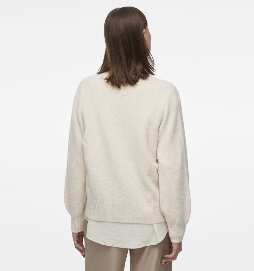 Vila Ellie Beige Gebreide cardigan voor dames (353029)