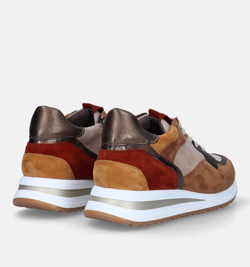 Softwaves Baskets casual en Cognac pour femmes (332681) - pour semelles orthopédiques