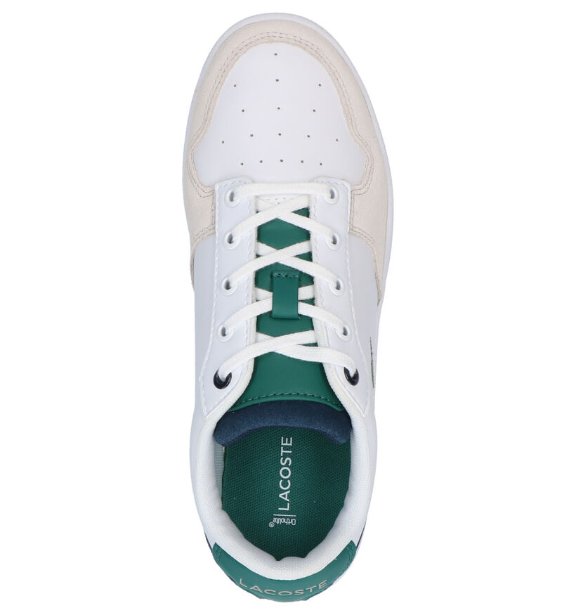 Lacoste Masters Cup Witte Sneakers in kunstleer (271074)