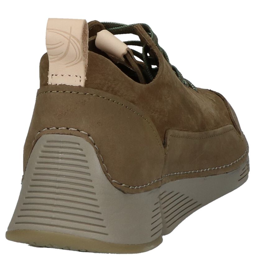 Roze Veterschoenen Clarks Tri Spark in nubuck (241588)