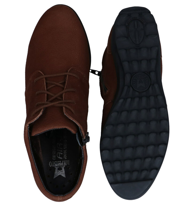Mephisto Athina Bottines en Marron en nubuck (259732)