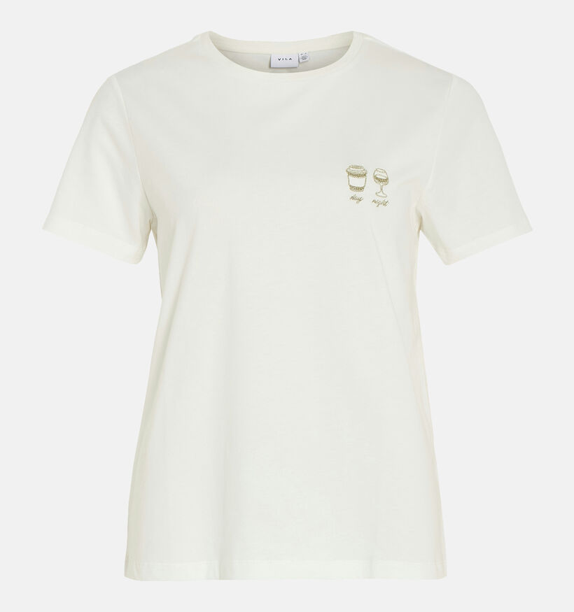 Vila Witte T-shirt voor dames (361404)