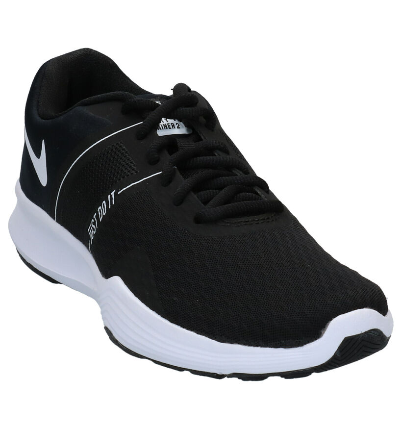Nike City Trainer 2 Zwarte Sneakers in stof (266530)