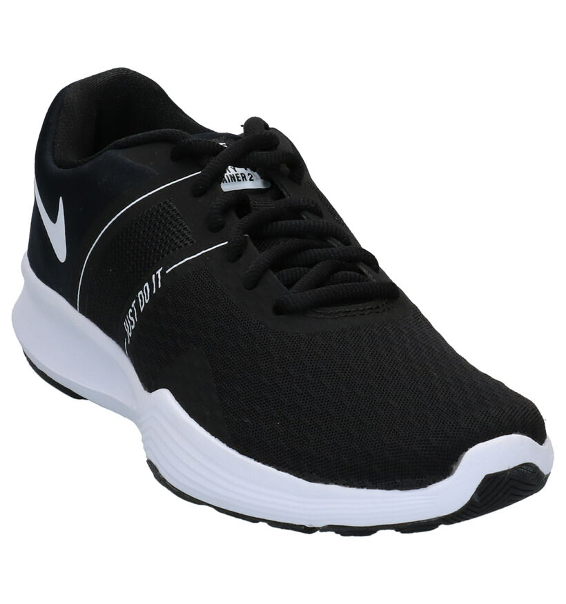 Nike City Trainer 2 Baskets en Noir en textile (266530)