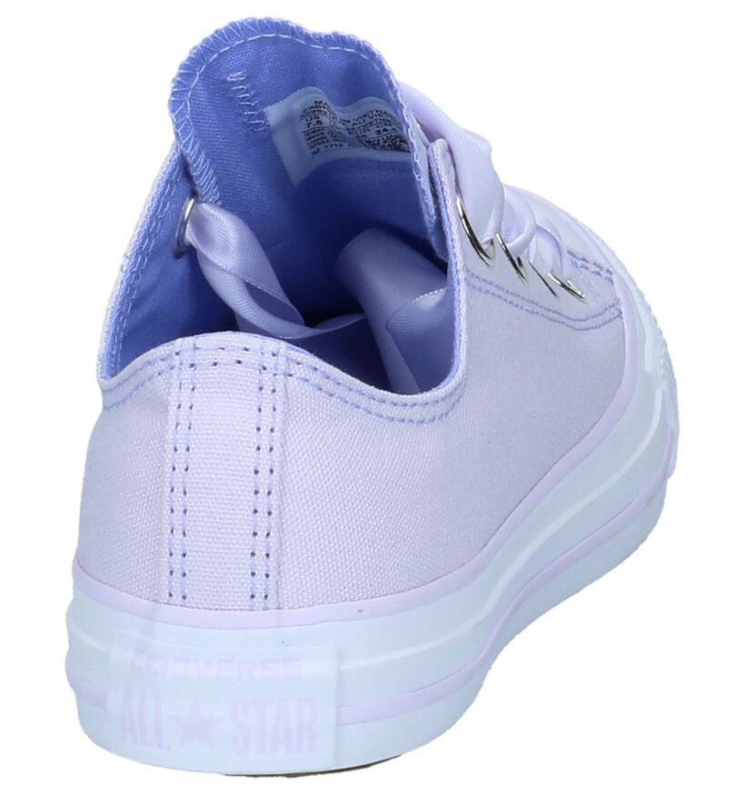 Paarse Lage Sportieve Sneakers Converse Chuck Taylor All Star in stof (210340)