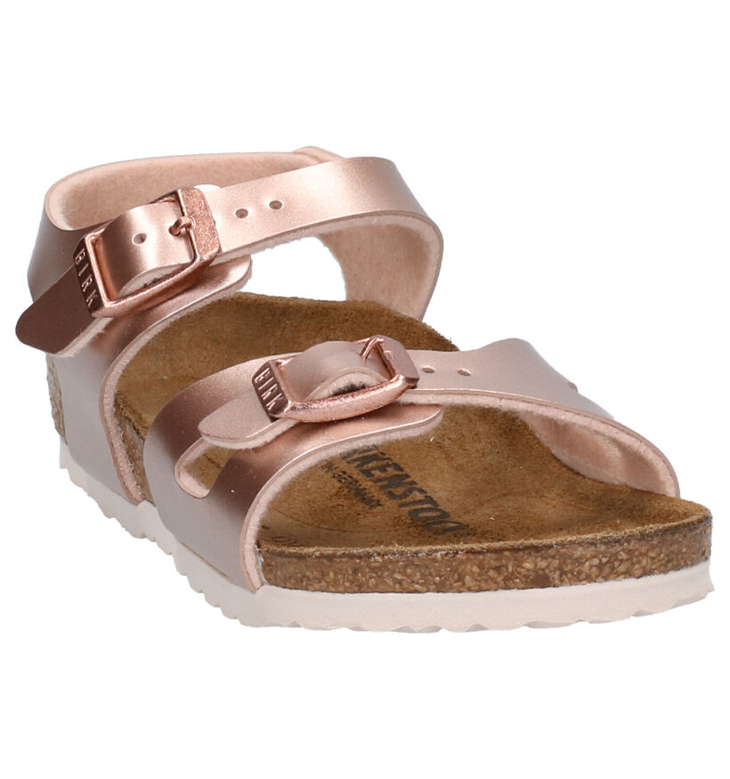 Birkenstock Rio Rose Gold Sandalen voor meisjes (338101)