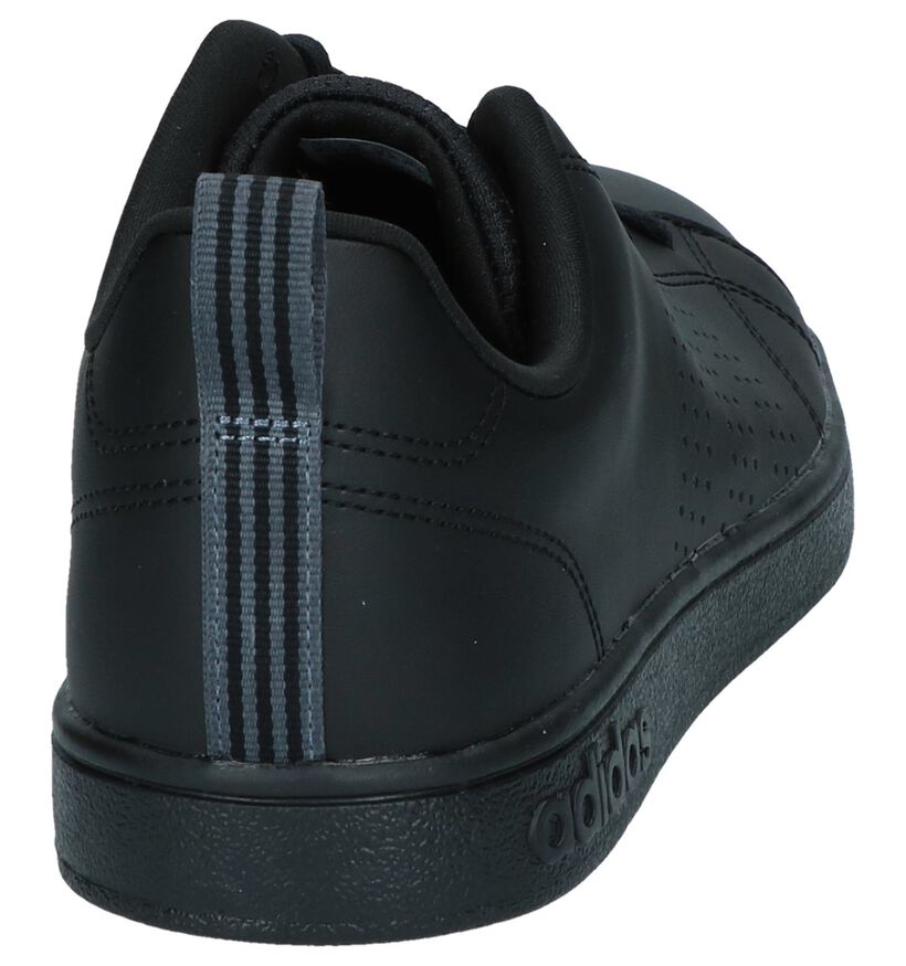 adidas Advantage Clean Baskets en Noir en simili cuir (237096)