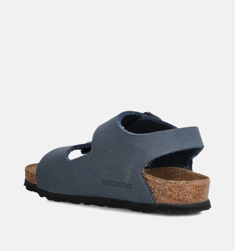 Birkenstock Milano Sandales en Bleu foncé pour garçons (367311)