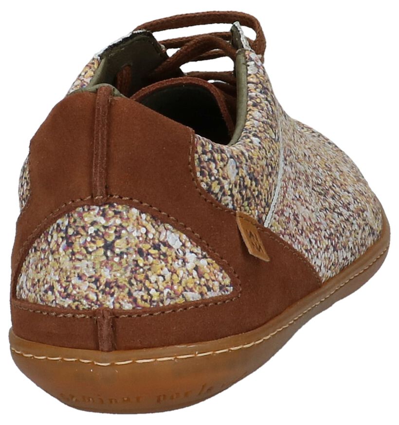 El Naturalista Chaussures à lacets en Cognac en cuir (214143)