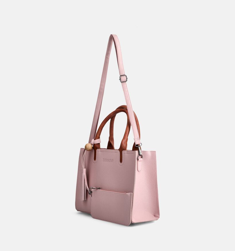 Signatur Sac &agrave; main en Rose pour femmes (373468)