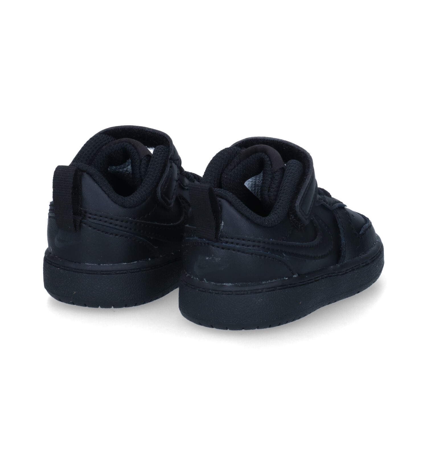 Nike Court Borough Zwarte Sneakers Jongens Meisjes Babyschoenen Online op TORFS.BE