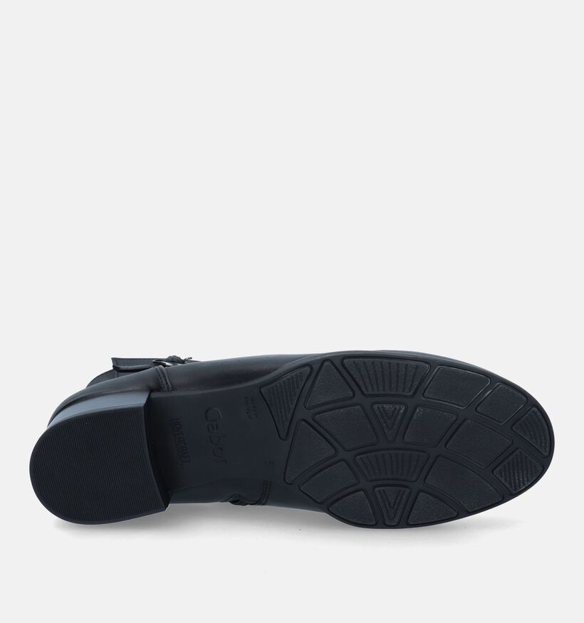 Gabor Best Fitting Bottines avec talon carré en Noir pour femmes (331230) - pour semelles orthopédiques