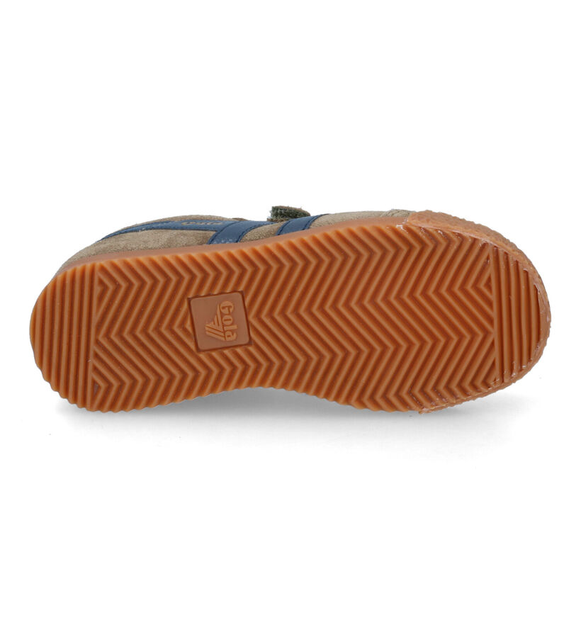 Gola Harrier Strap Baskets en Bleu pour filles, garçons (335822)