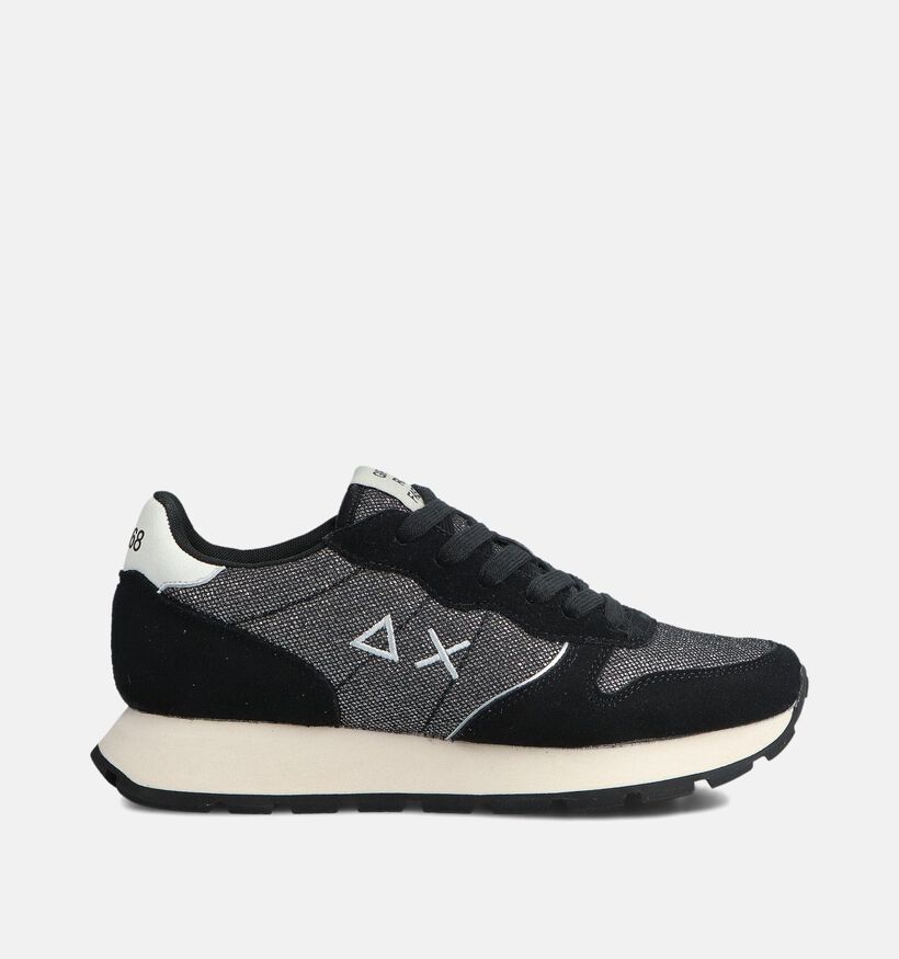 Sun68 Ally Glitter Zwarte Sneakers voor dames (361899) - geschikt voor steunzolen