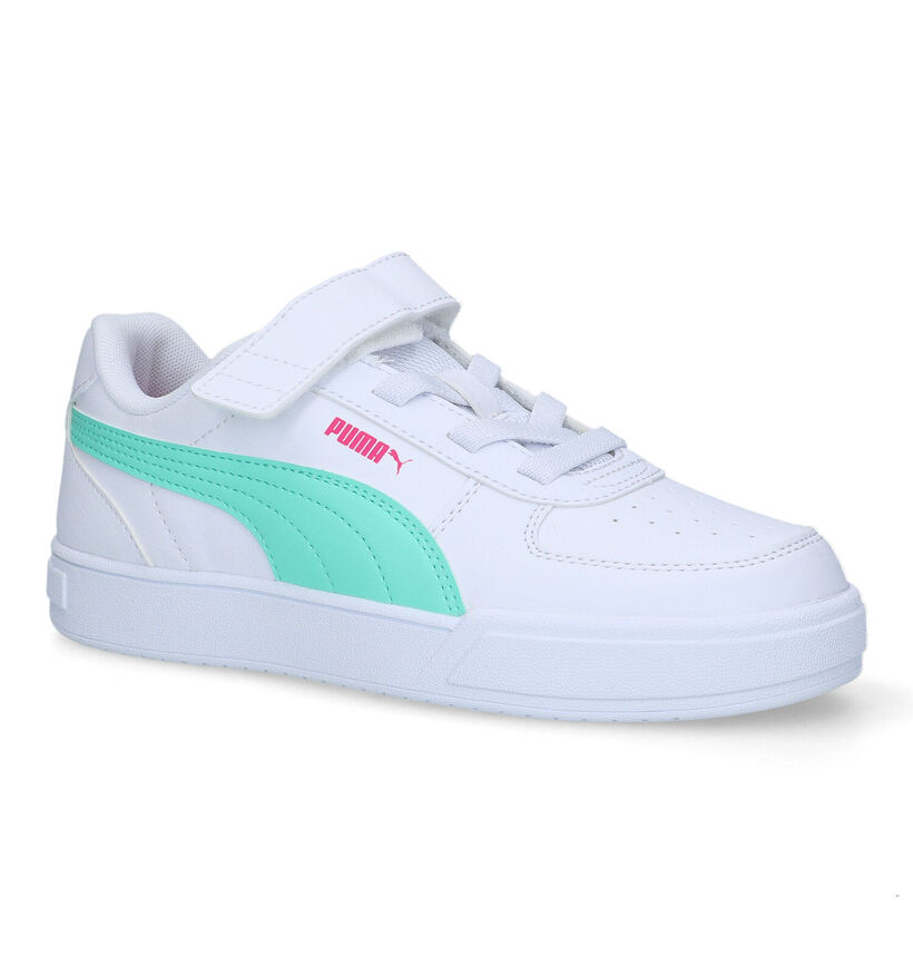 Puma Caven AC Baskets en Blanc pour filles (318771) - pour semelles orthopédiques