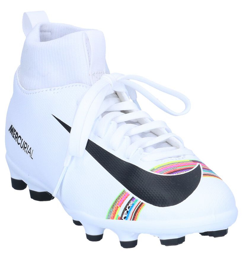 Witte Voetbalschoenen Nike JR Superfly in kunstleer (250398)