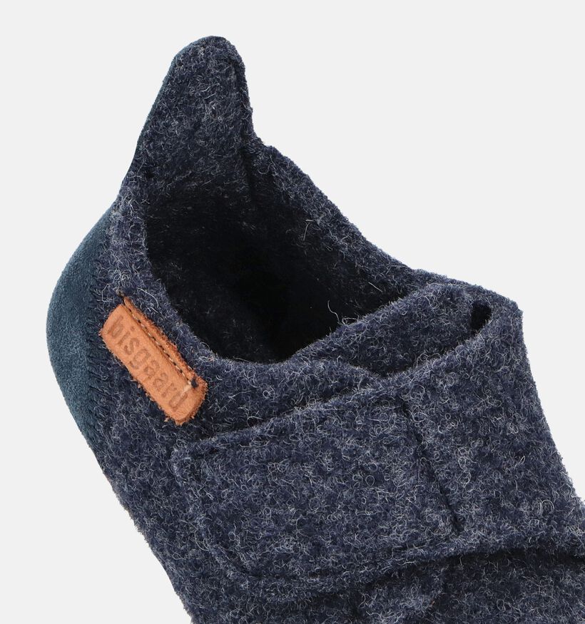 Bisgaard Casual Wool Blauwe Pantoffels voor jongens, meisjes (364806)