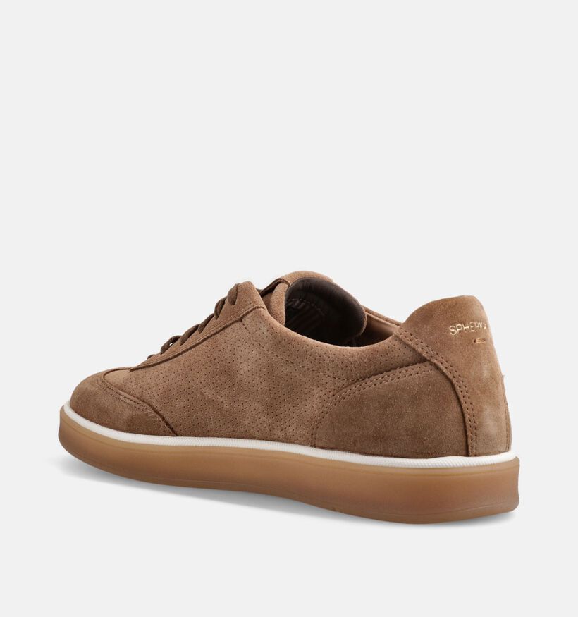 Geox Sperica Cognac Veterschoenen voor heren (368018) - geschikt voor steunzolen