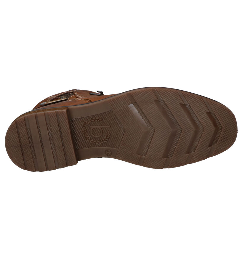 Bugatti Chaussures hautes en Cognac en cuir (255346)