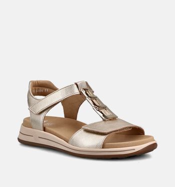 Ara Sandales Blanc/Or