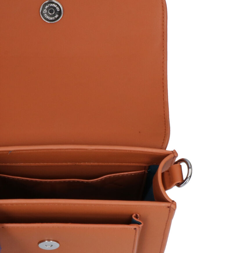 Hvisk Cayman Pocket camel Crossbody Tas in kunstleer (327374)