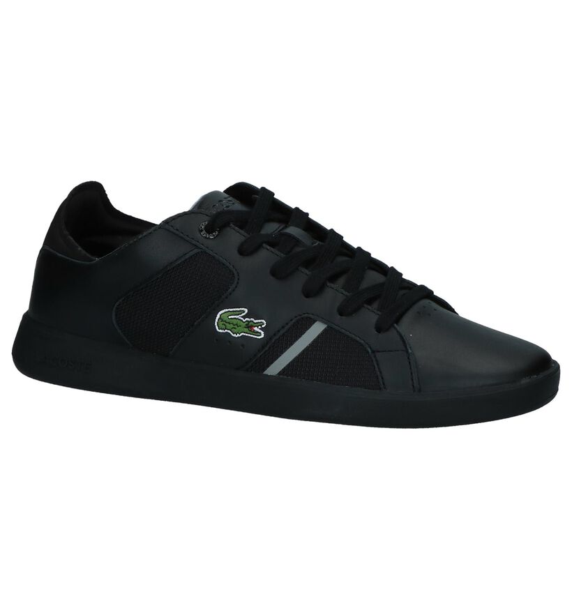 Zwarte Sneakers Lacoste Novas in leer (222701)