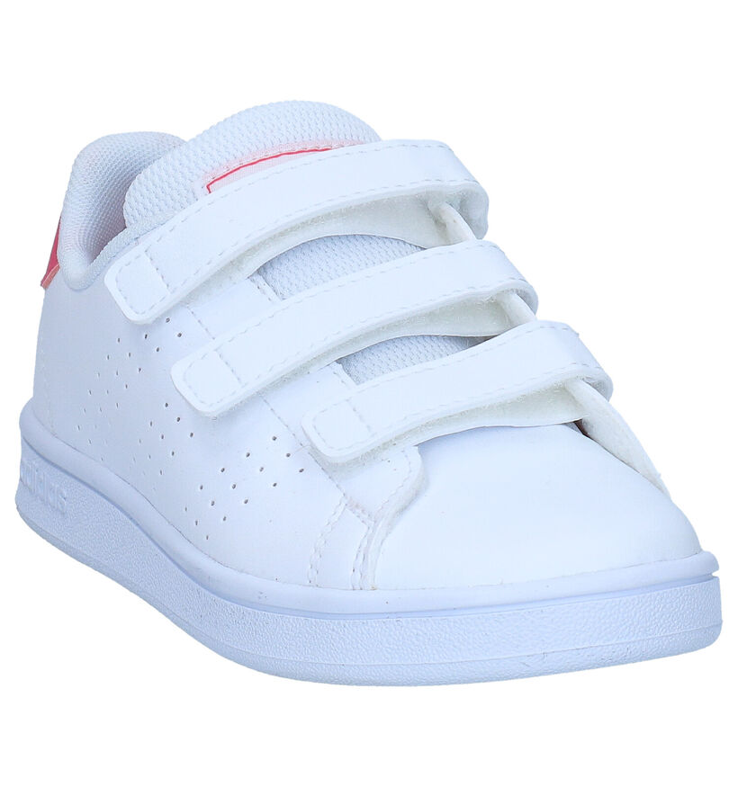 adidas Advantage C Baskets en Blanc pour filles (319539) - pour semelles orthopédiques