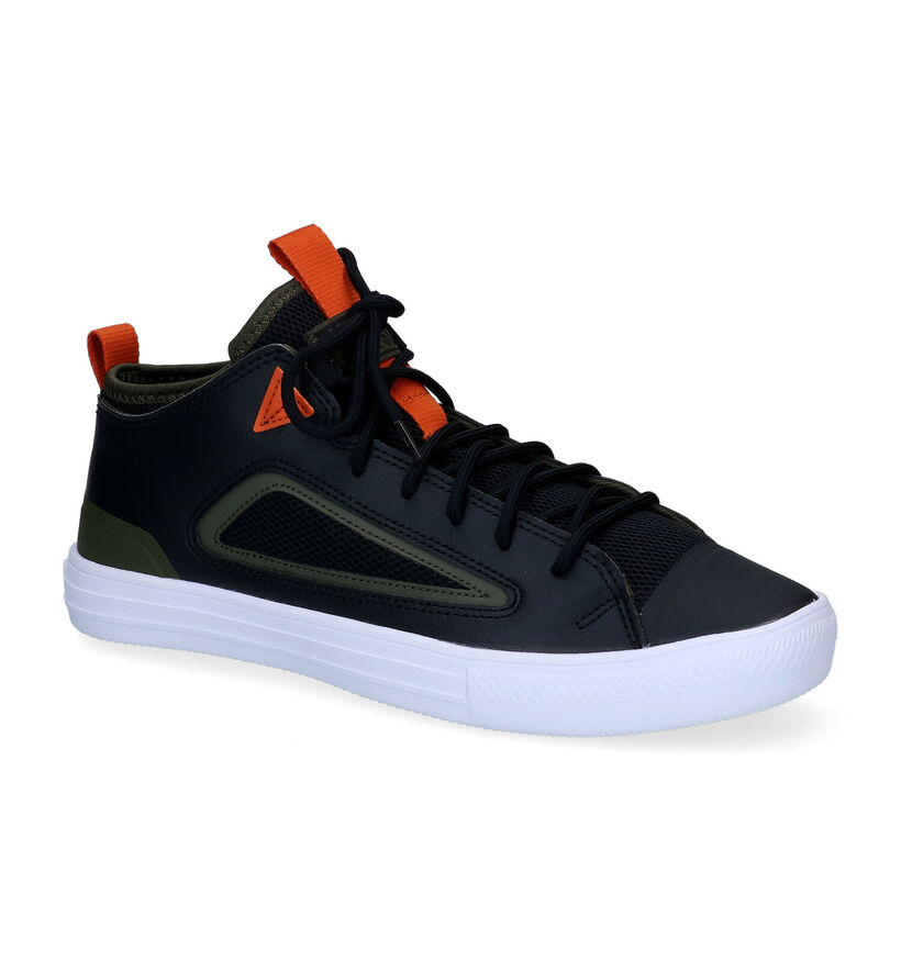 Converse Chuck Taylor AS Ultra Baskets en Noir en simili cuir (293721)
