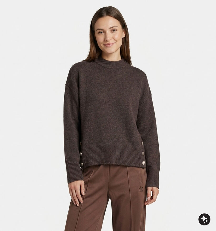 Deeluxe Original Nina Pull en Brun fonc&eacute; pour femmes (382268)